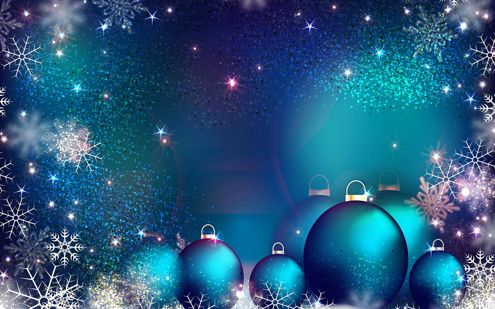 Free photo New Year background with snowflakes