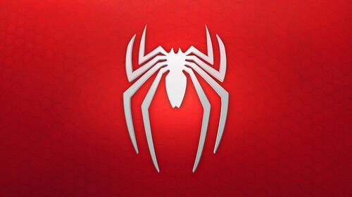 Картинка на рабочий стол с логотип человека паука