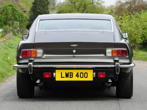 Vintage Aston Martin rear view