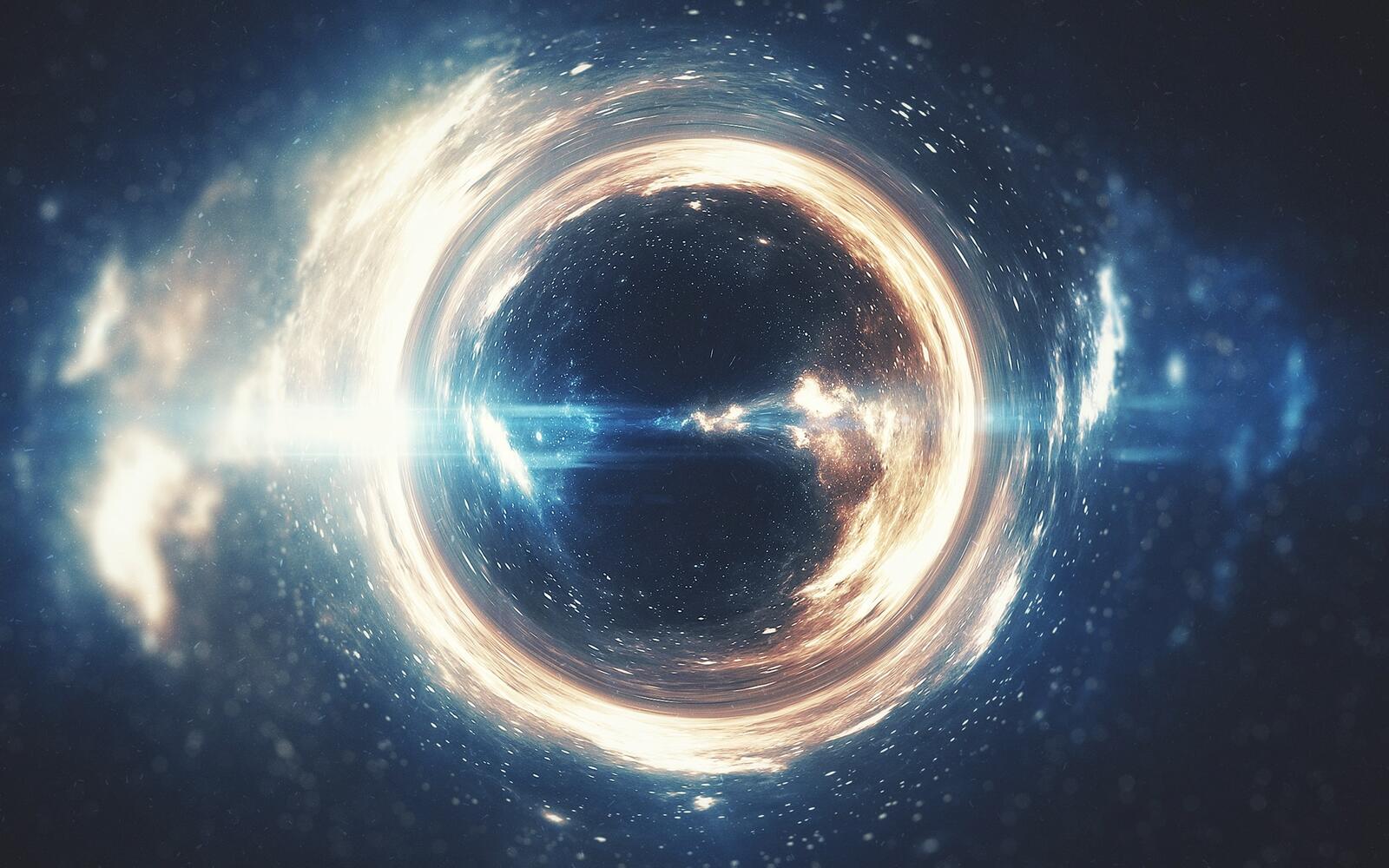 Бесплатное фото Большая черная дыра