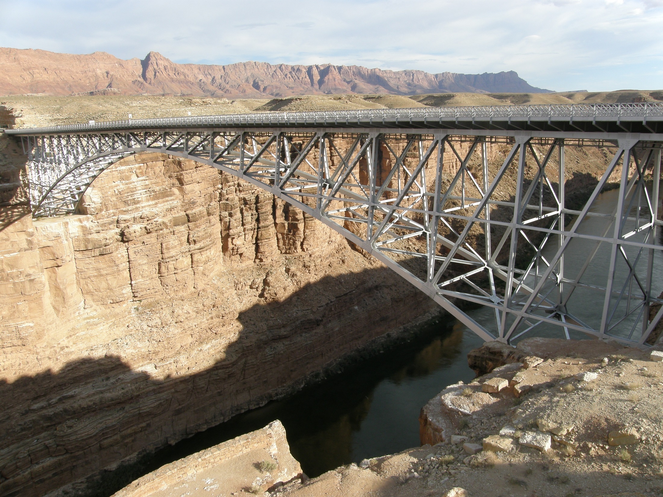 Обои пейзаж мост пустыня на рабочий стол