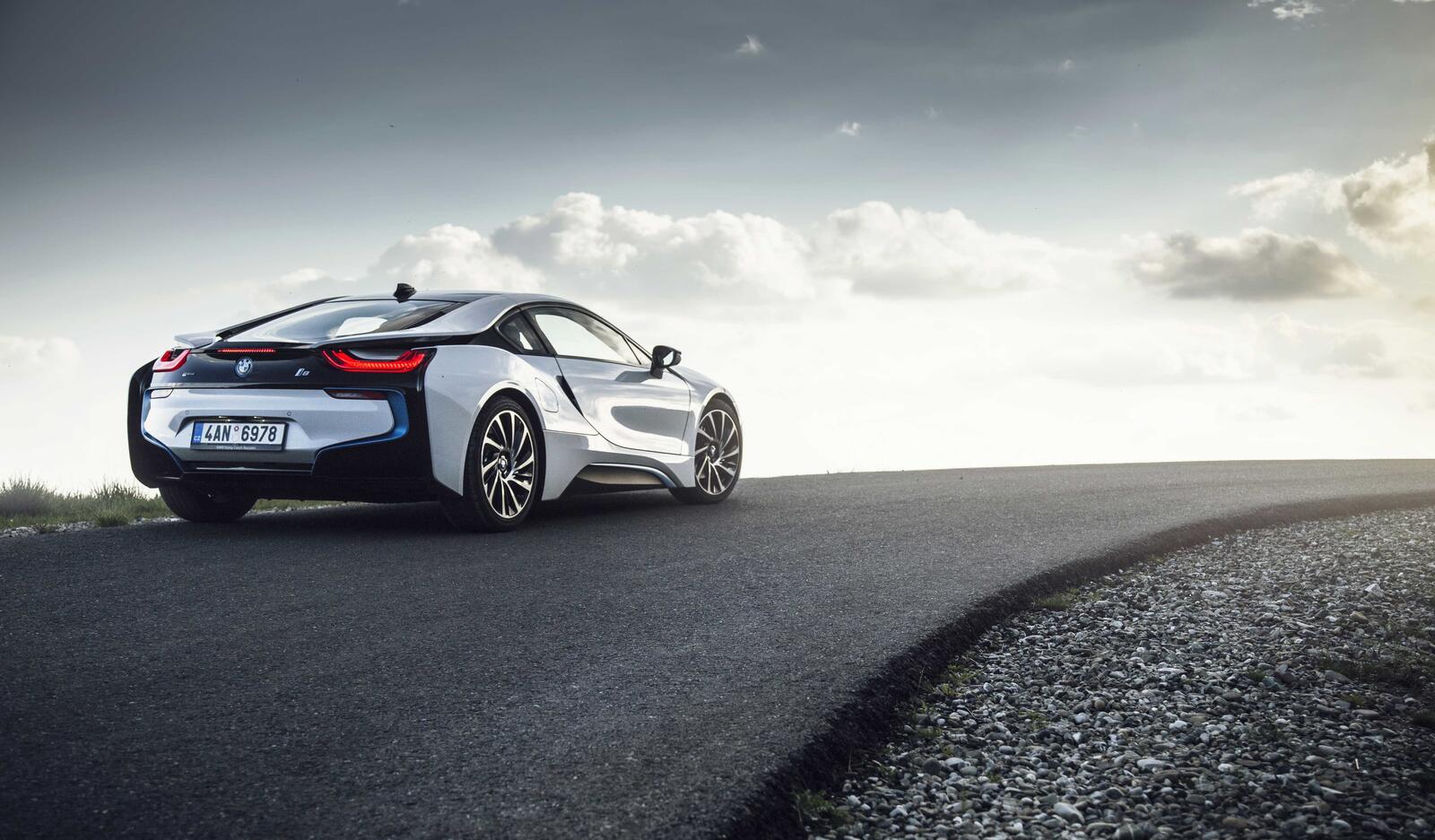 Free photo Rear of BMW I8 for pc