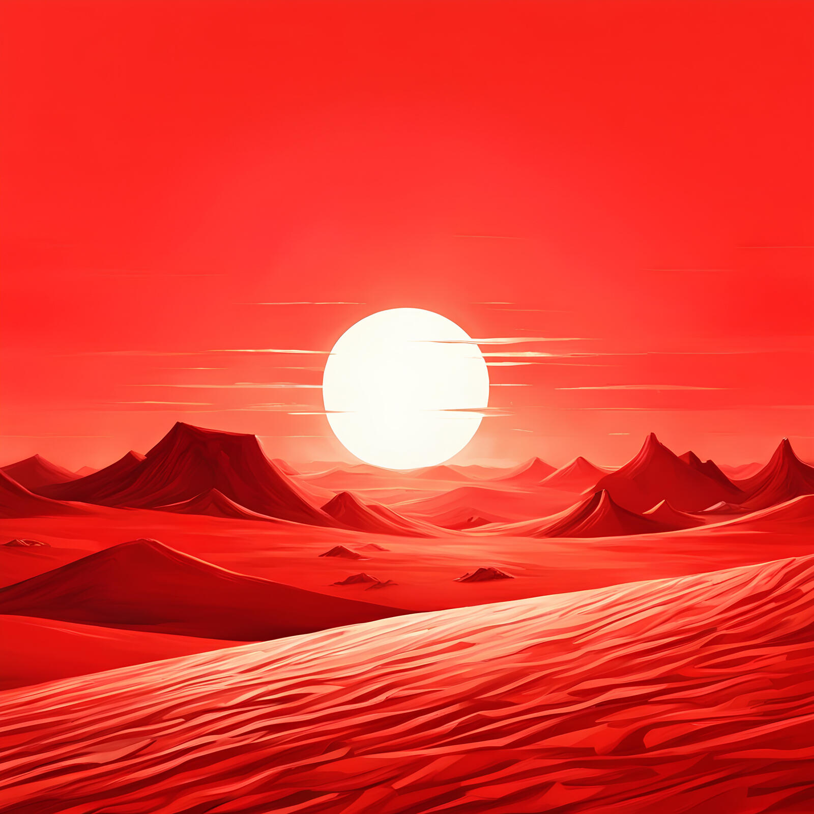 Free photo Red desert