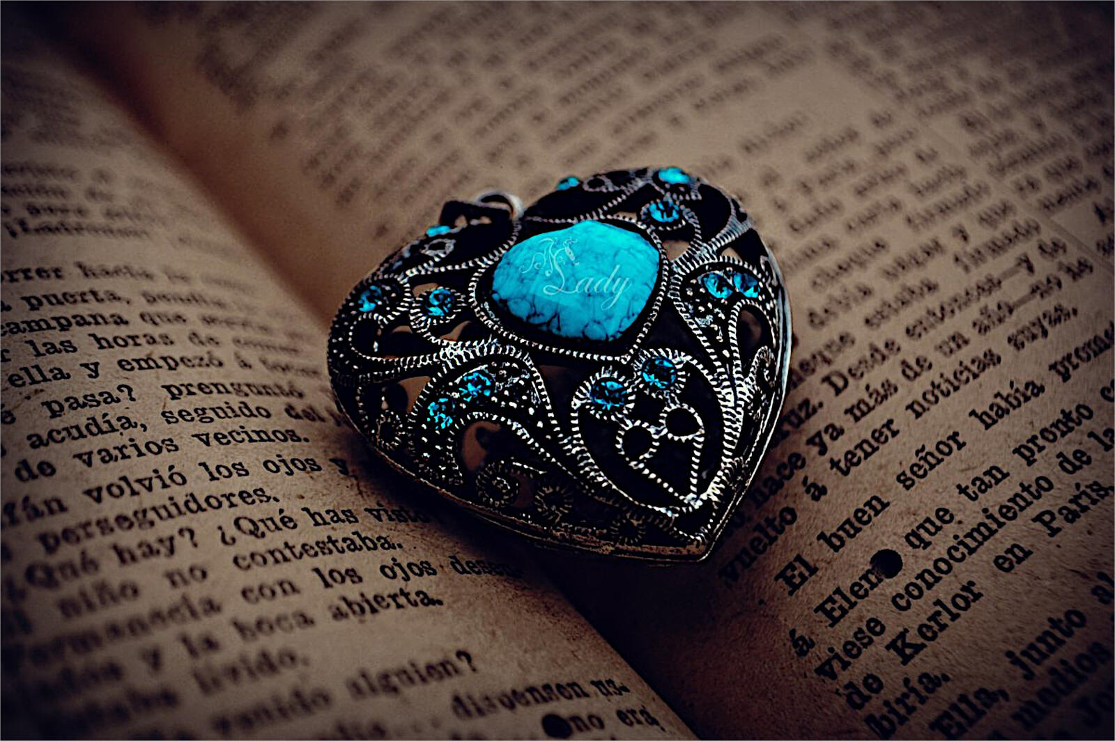 Wallpapers book decoration amulet on the desktop
