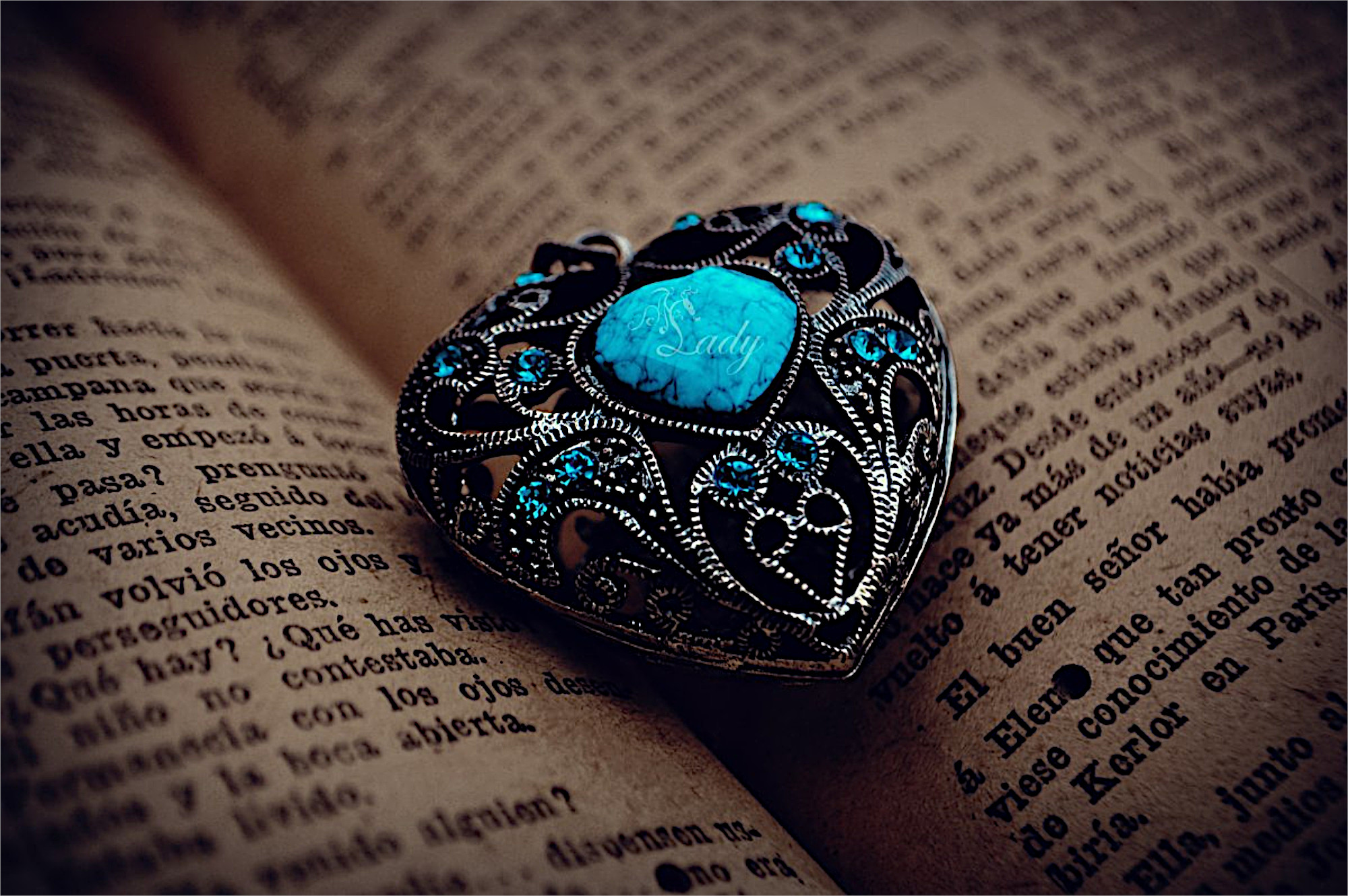 Wallpapers book decoration amulet on the desktop