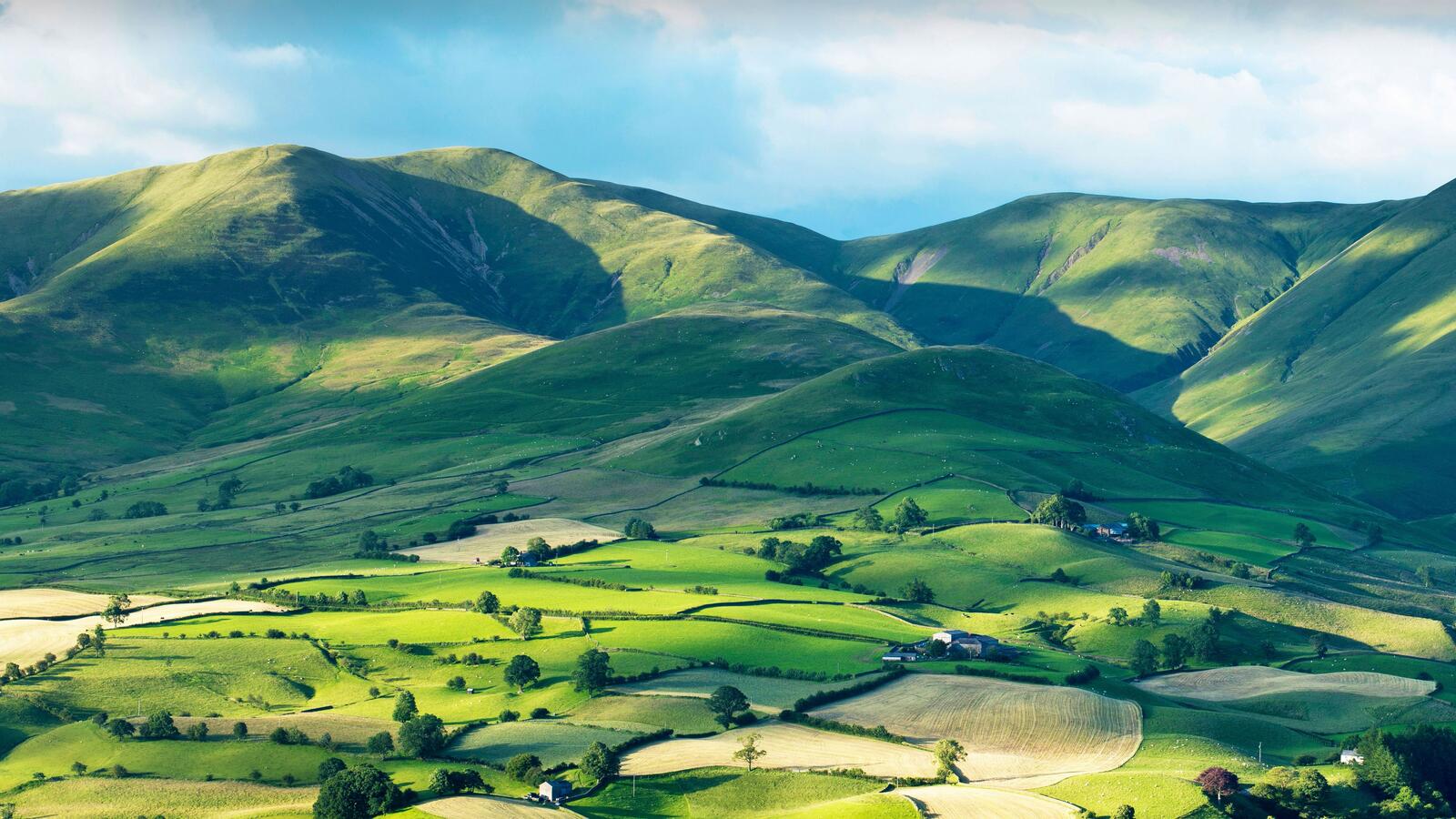 免费照片英国的山丘