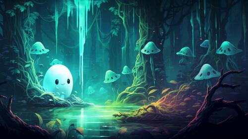 Little egg in the deep forest