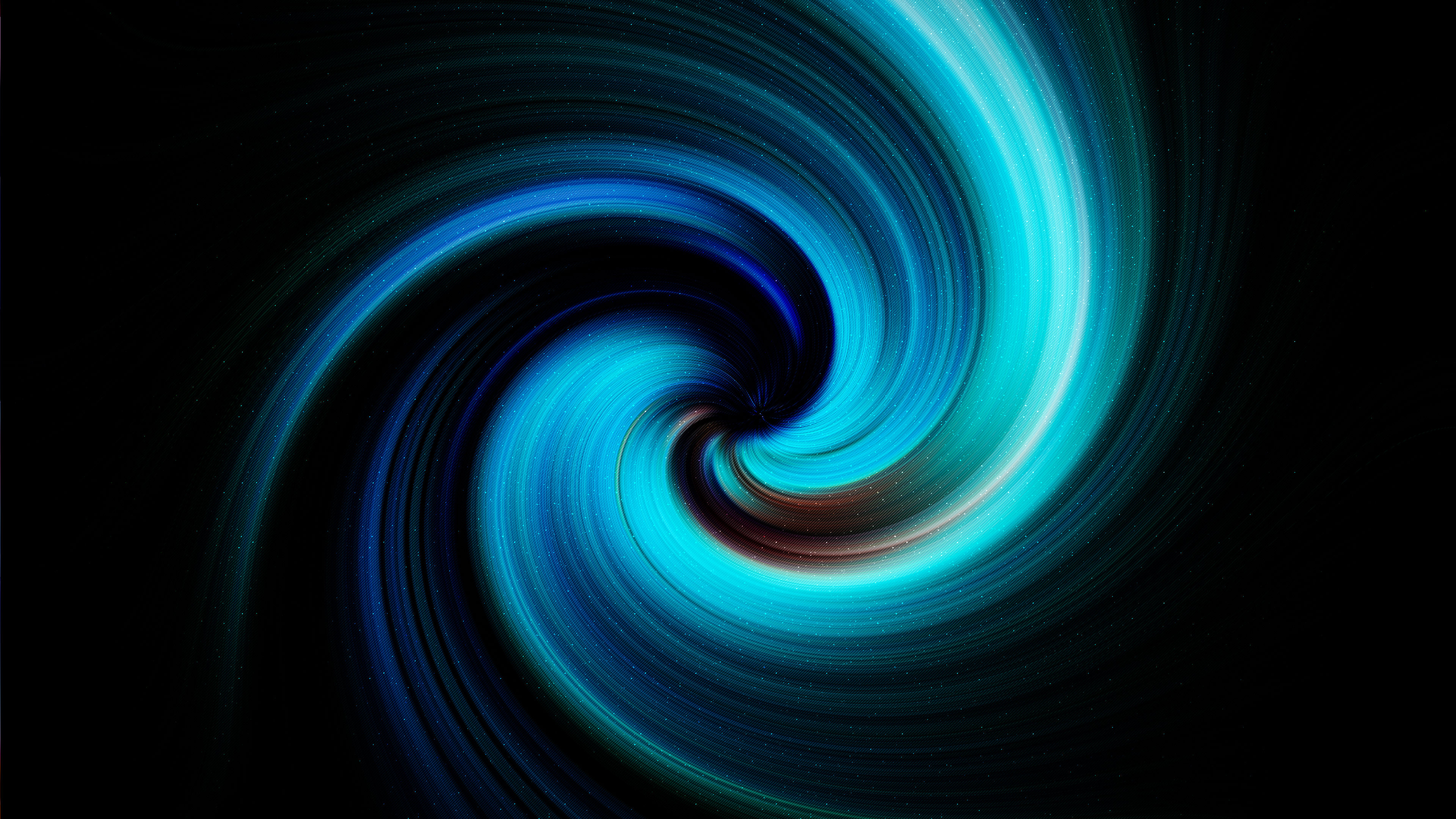Бесплатное фото Голубая абстрактная воронка
