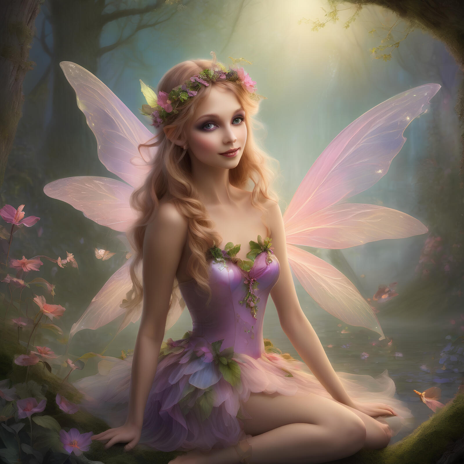 Free photo Beautiful fairy