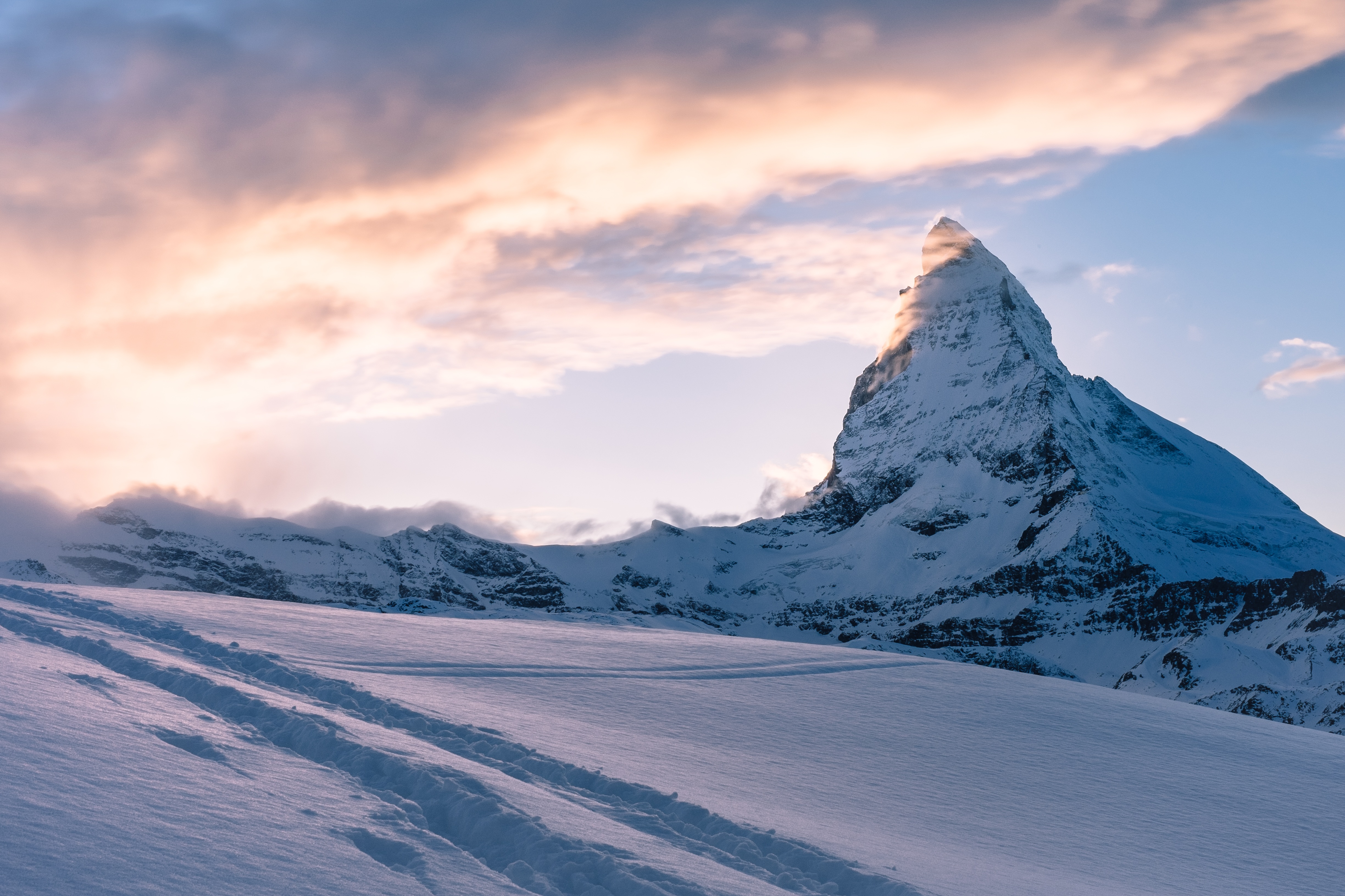Обои пейзаж, природа, на открытом воздухе, рок, горы, снег, зима - бесплатные картинки на Fonwall