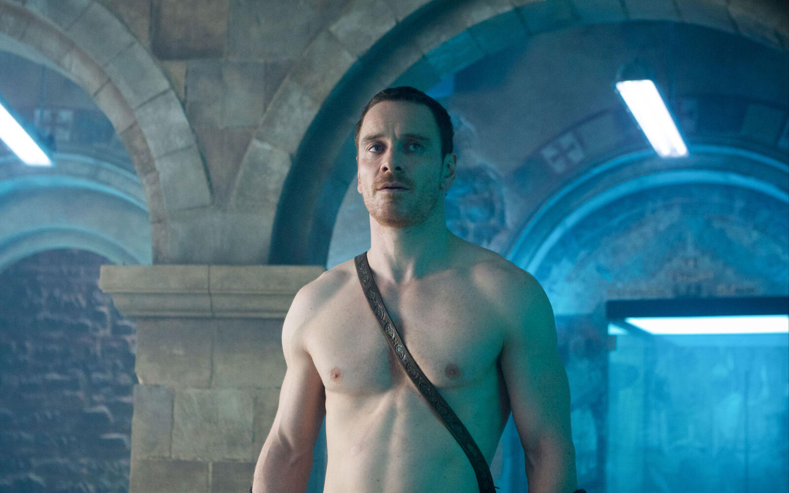 Free photo Michael Fassbender in Assassin`s Creed