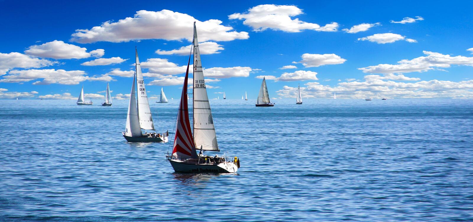 免费照片海上帆船