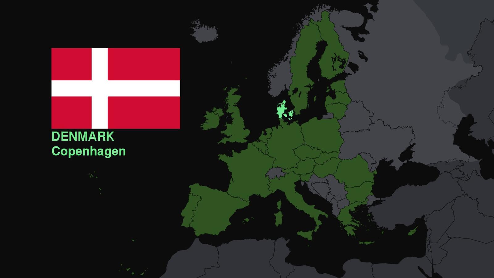 Обои Дания Европа флаг на рабочий стол