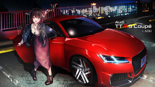 Anime Audi TT RS Coupe