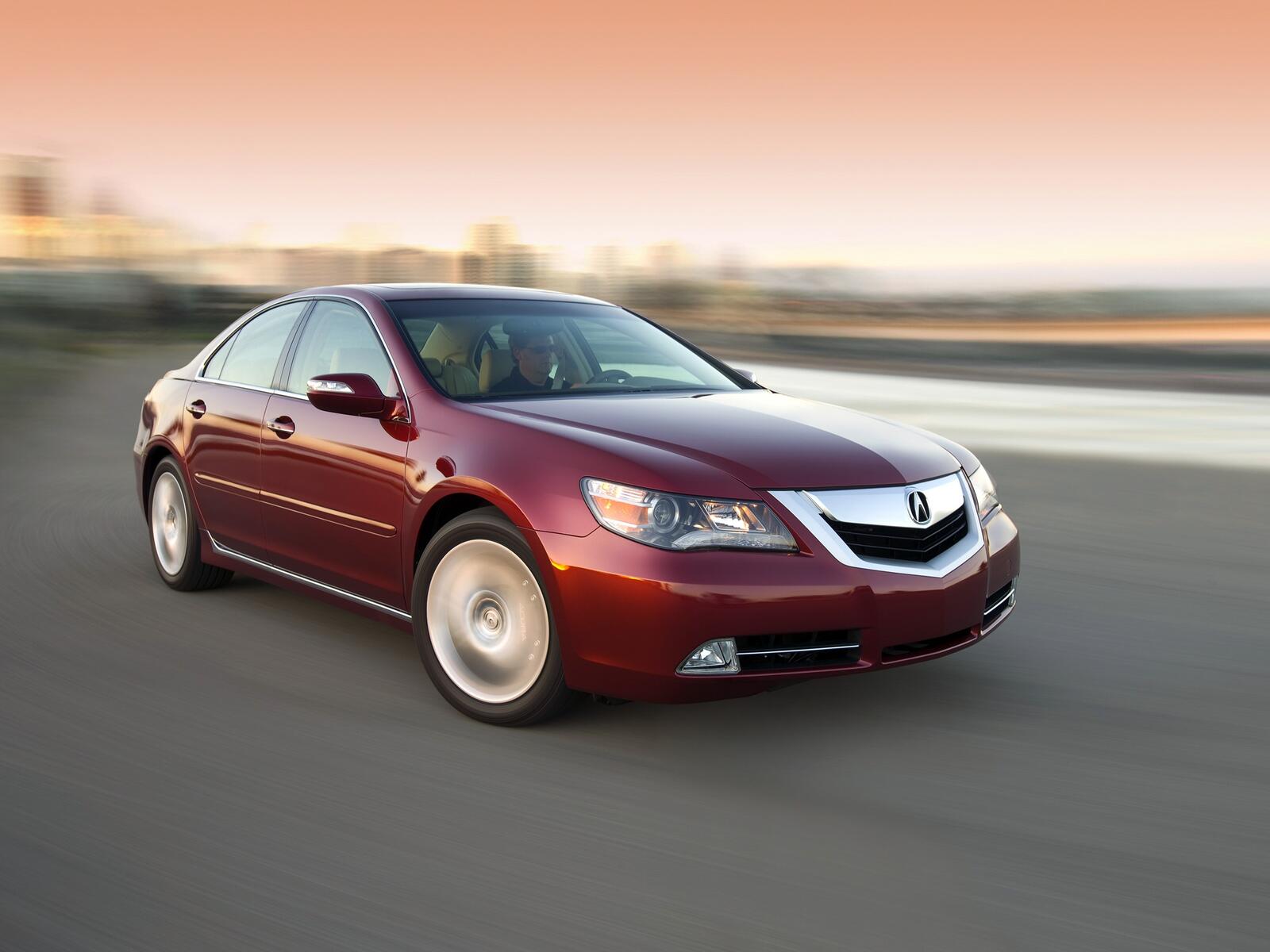 Wallpapers Acura rl red on the desktop
