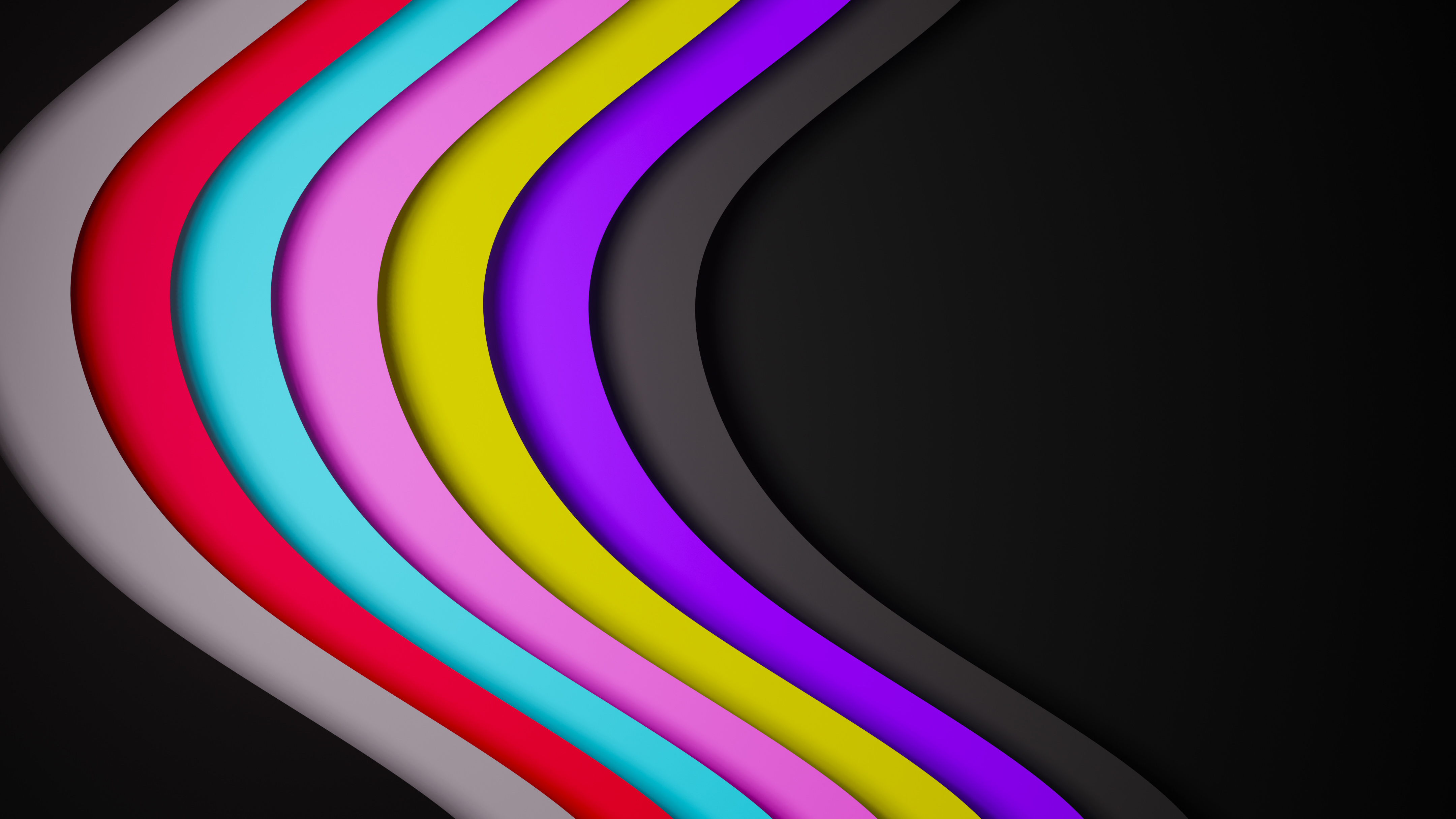 Colored abstract lines