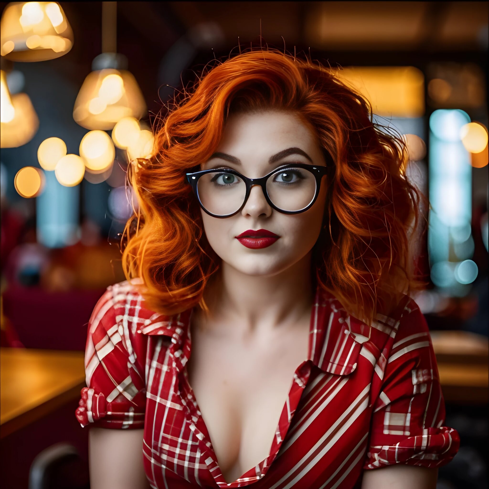 Redheaded woman