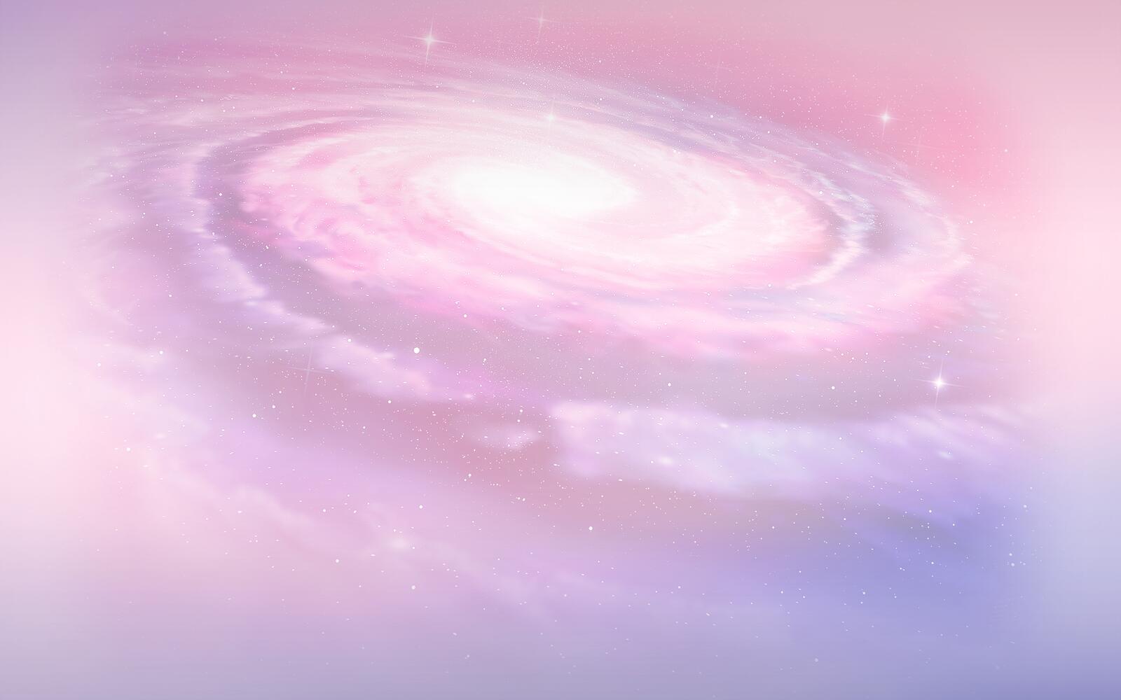 Бесплатное фото Космический вихрь розового цвета