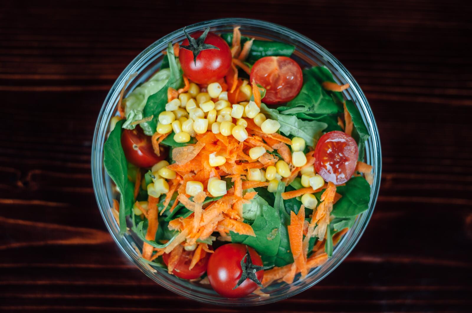 Бесплатное фото Вкусный овощной салат