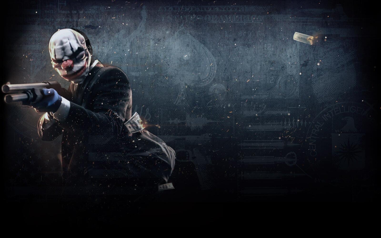 Free photo Desktop picture from the game Payday 2