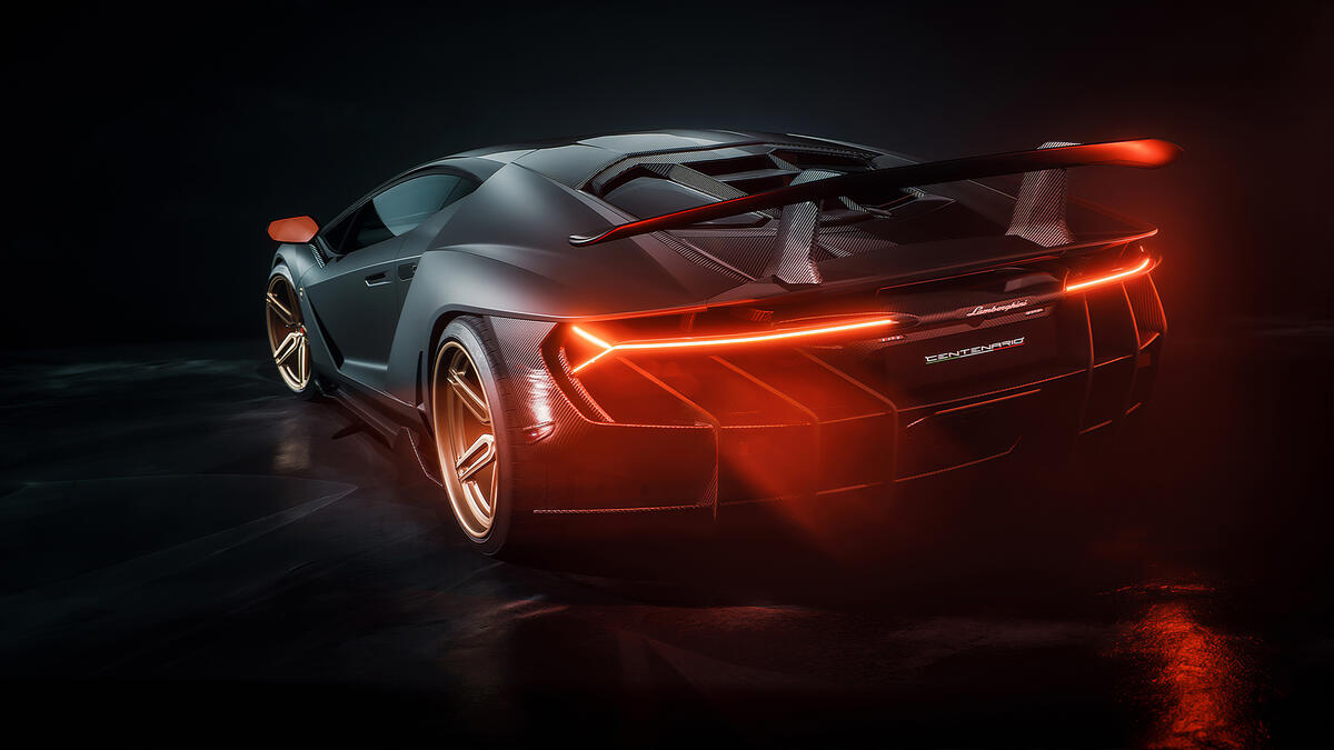 Lamborghini Centenario rear end for desktop