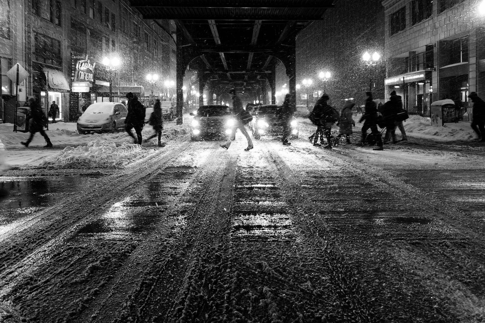 Бесплатное фото Зима в городе