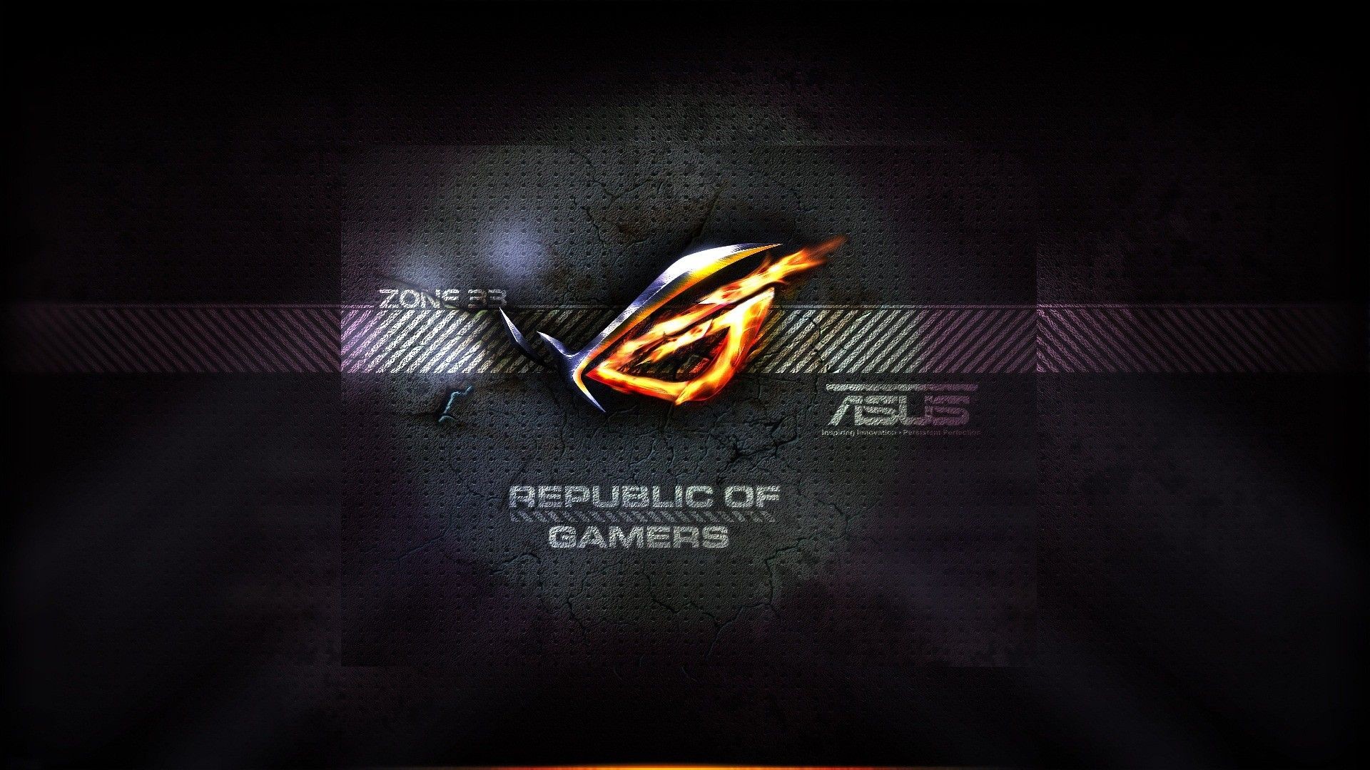 Photo Black Text Logo Republic Of Gamers Asus Brand Darkness Screenshot Computer Font 0681