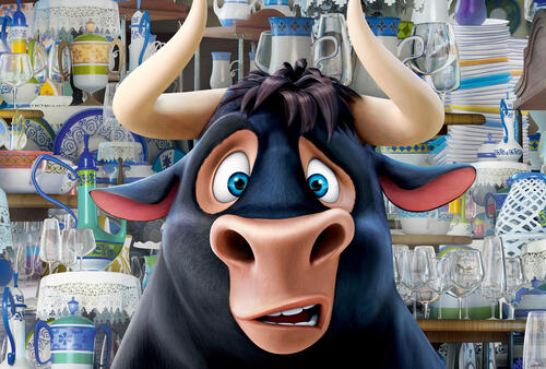 The bull from the Ferdinand cartoon