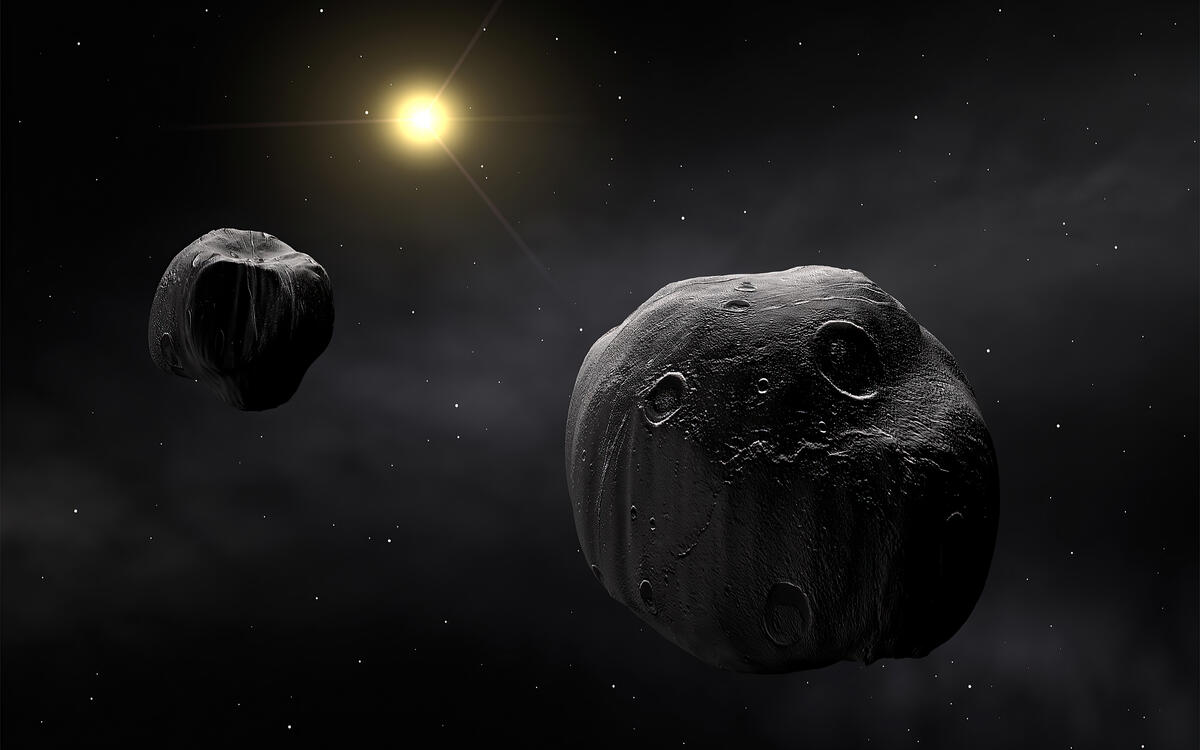 Два камня метеорита