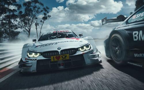 Bmw m4 dtm in play.