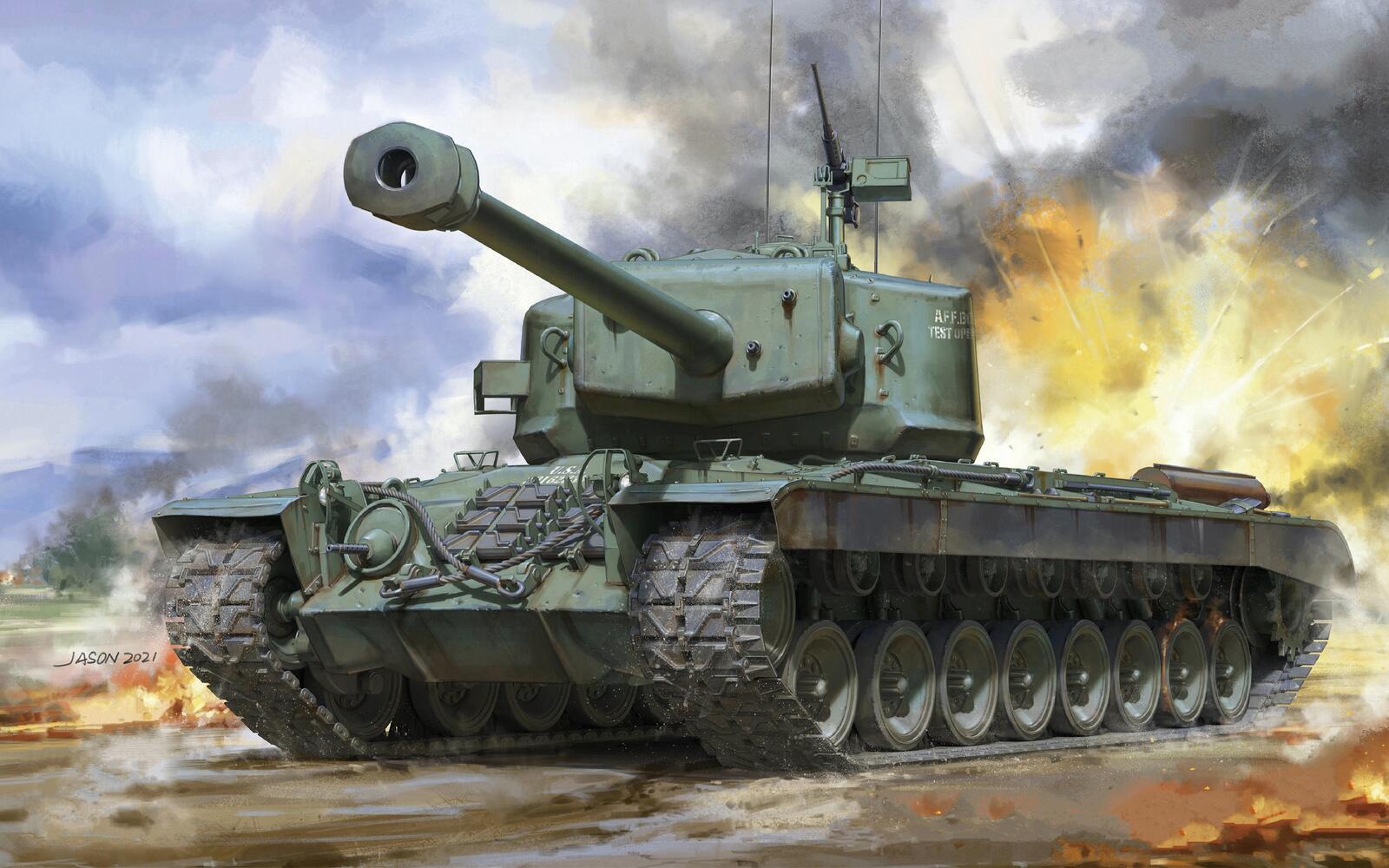 Бесплатное фото Тяжелый танк T29