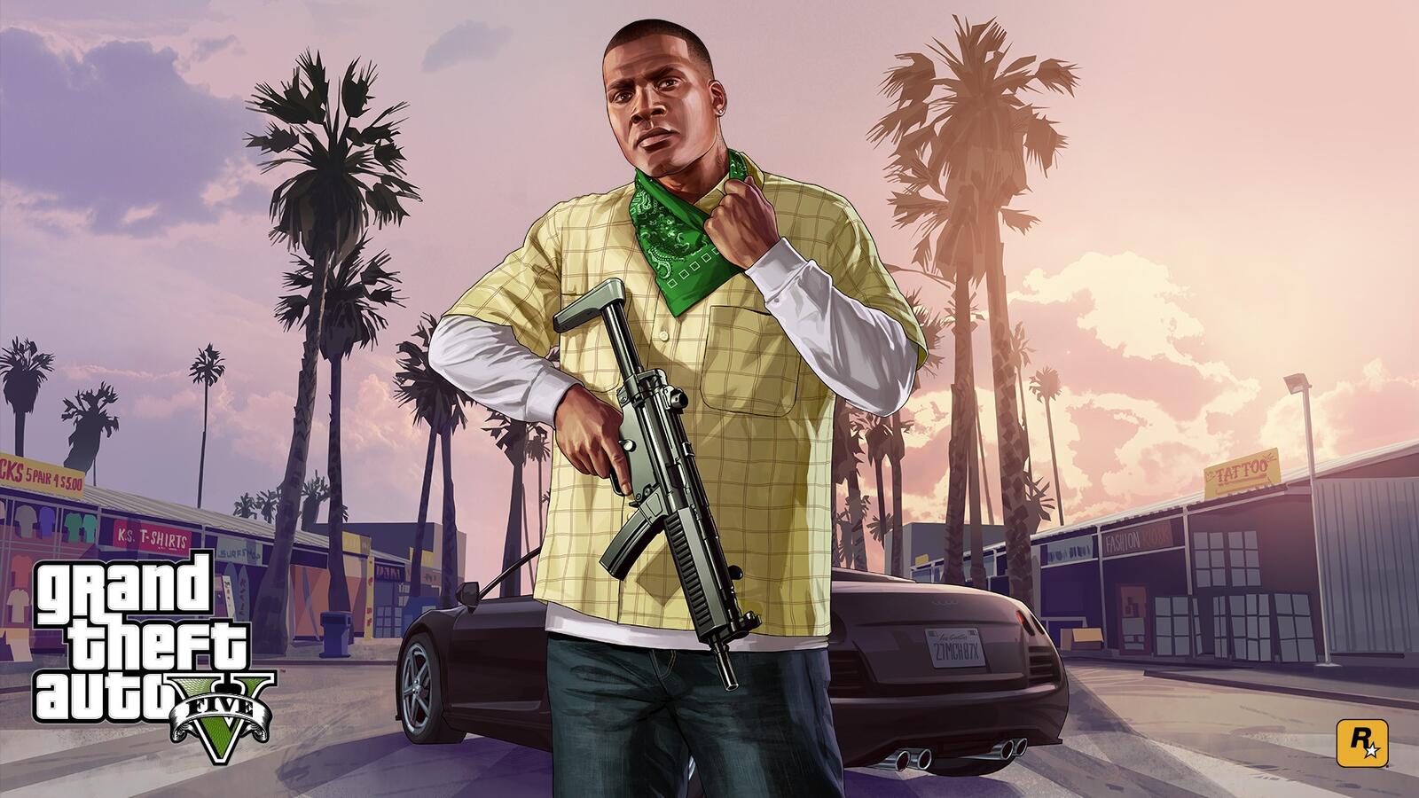 Wallpapers grand theft auto v rockstar games video game characters on the desktop