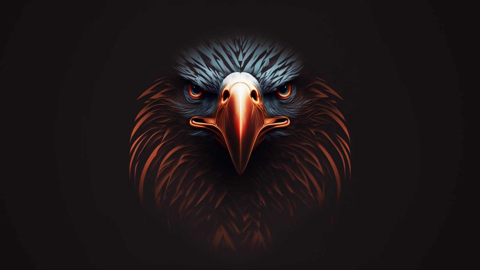 Free photo Rendering a portrait of an eagle