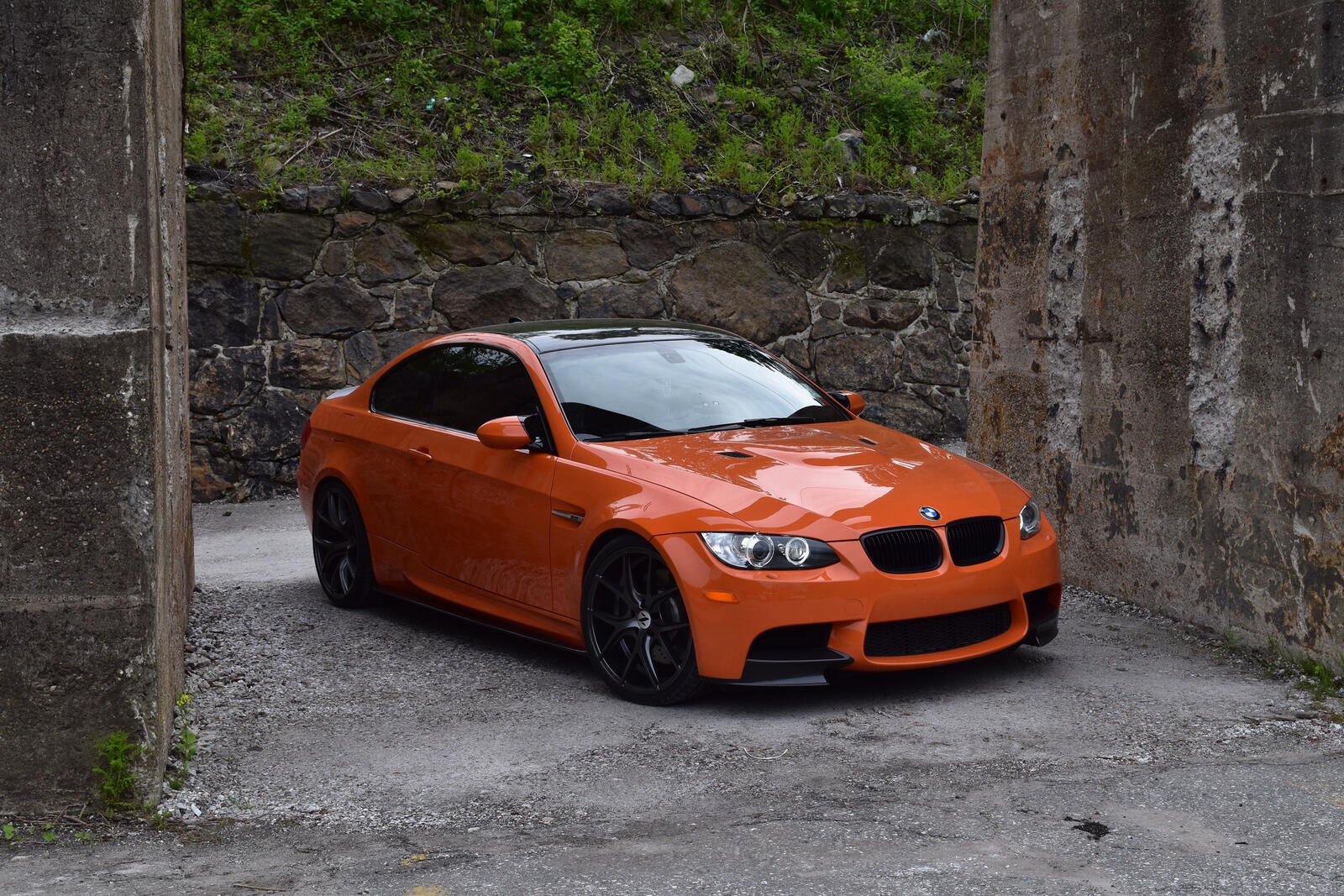 免费照片橙色BMW