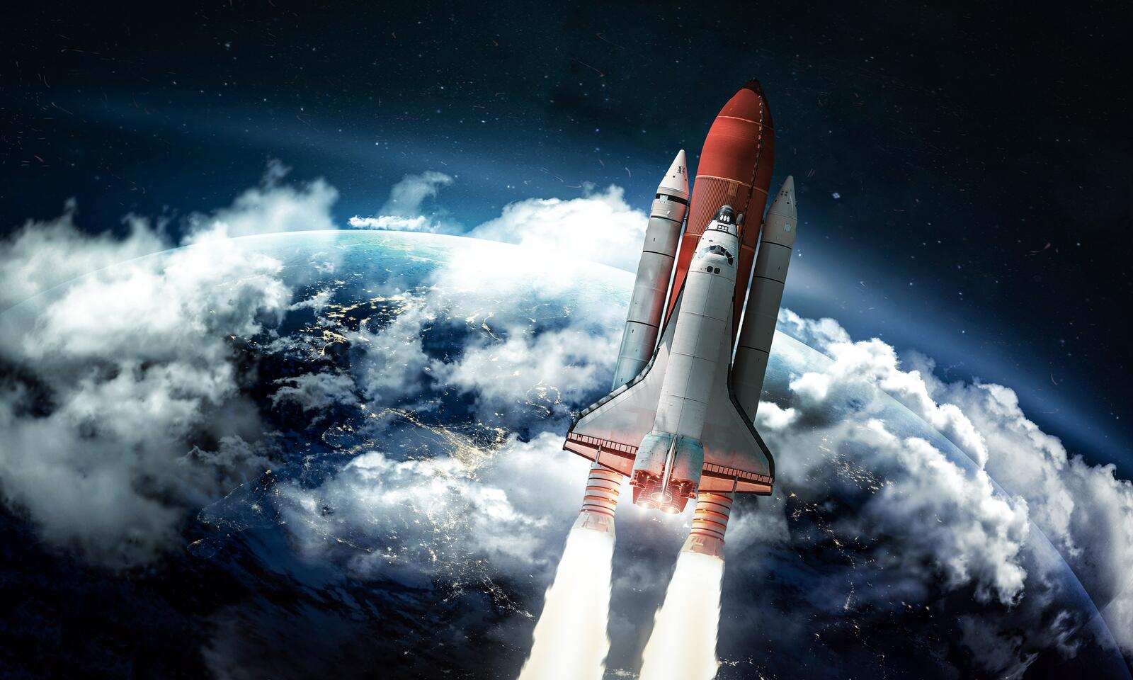 Wallpapers rockets others space on the desktop