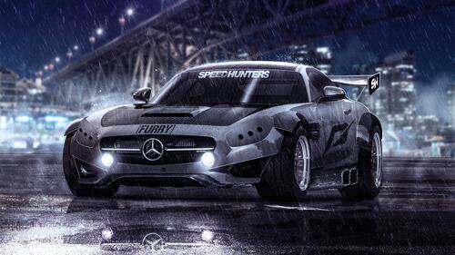 Benz SLS AMG в игре Need for Speed