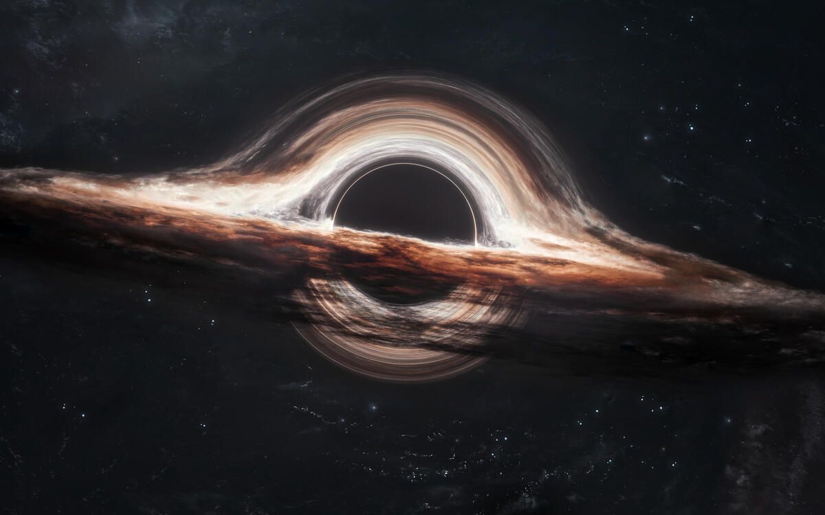 A black hole wandering the galaxy