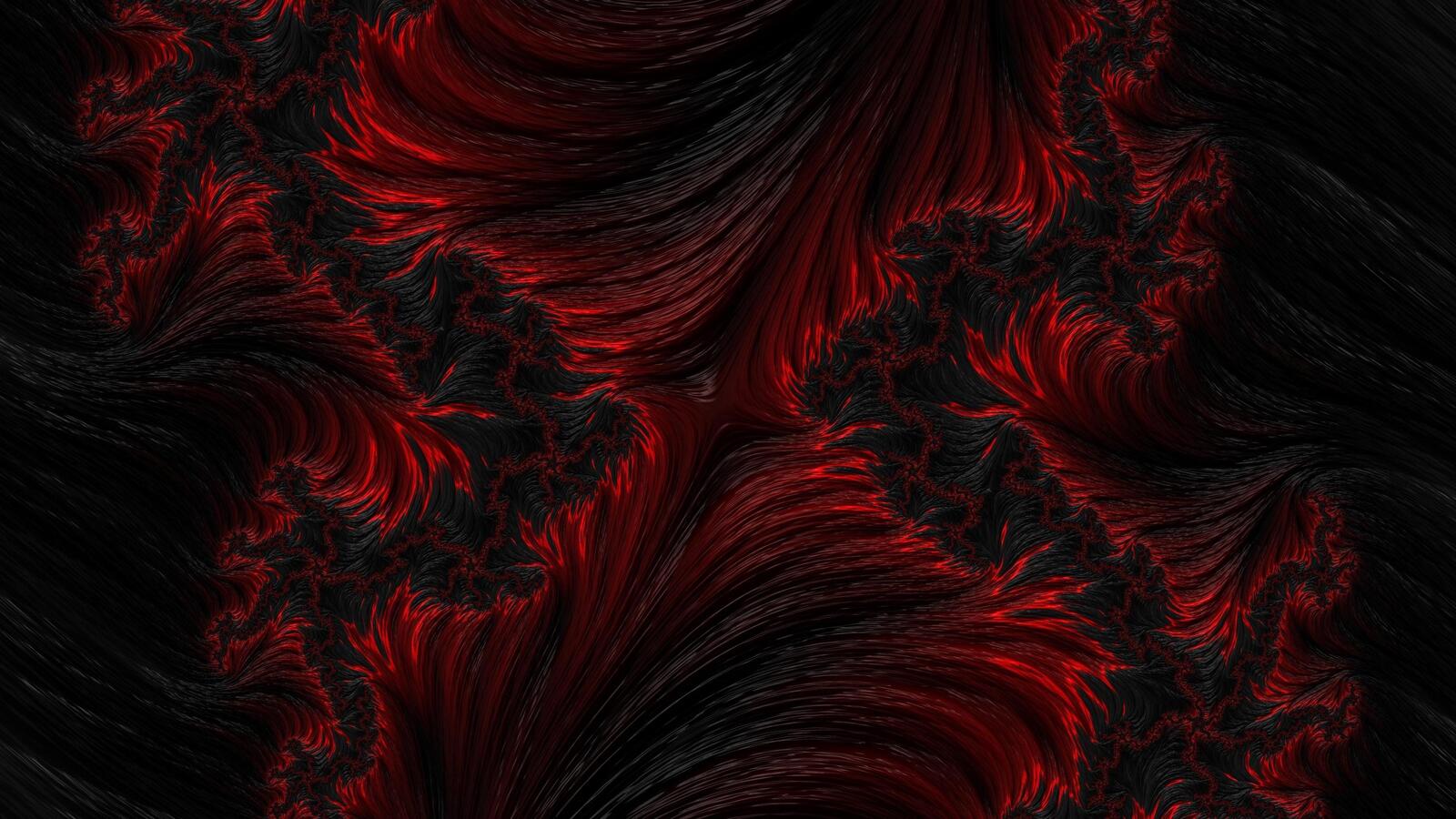 Free photo Black and red abstract
