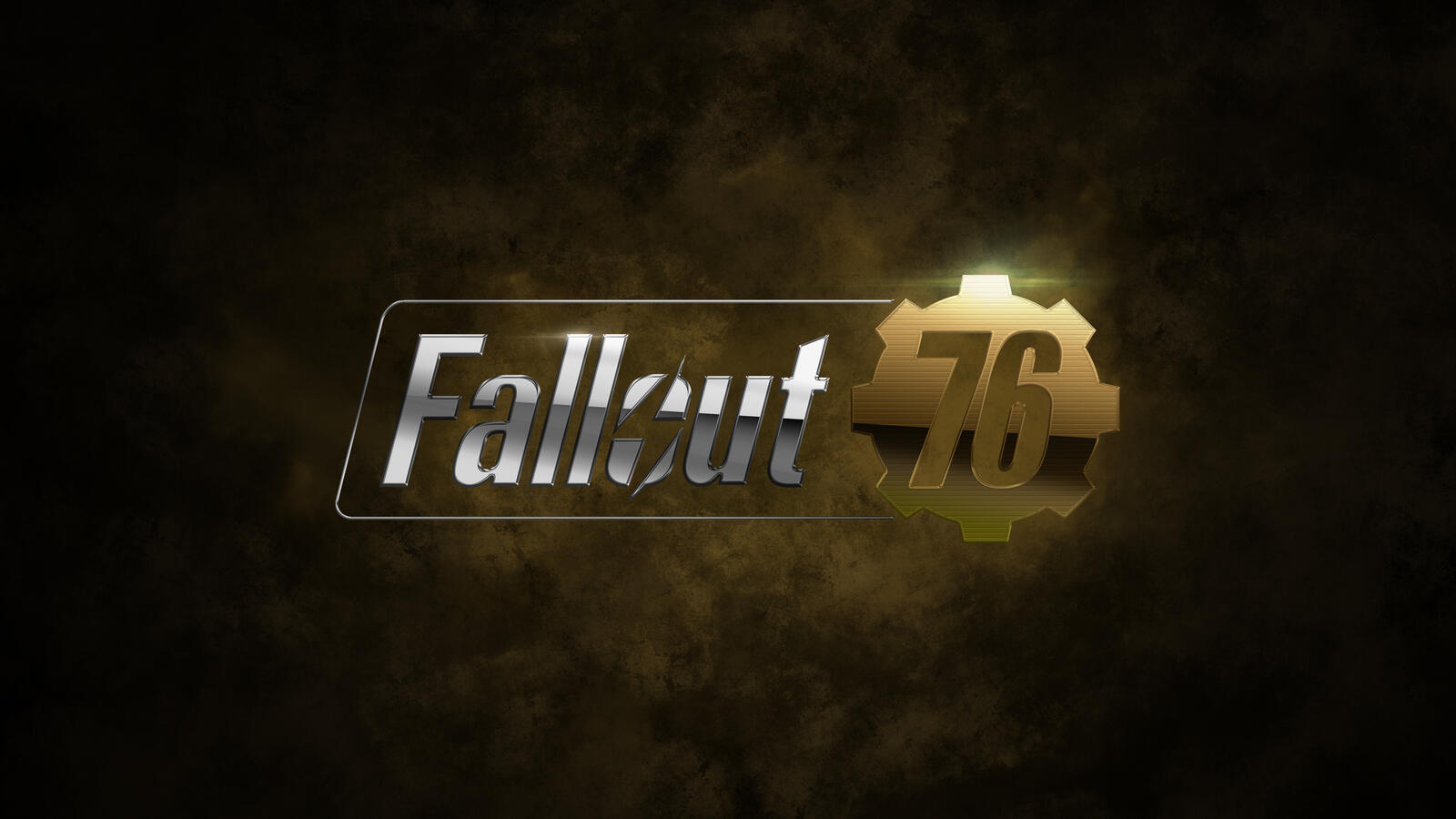 Бесплатное фото Логотип игры fallout 76