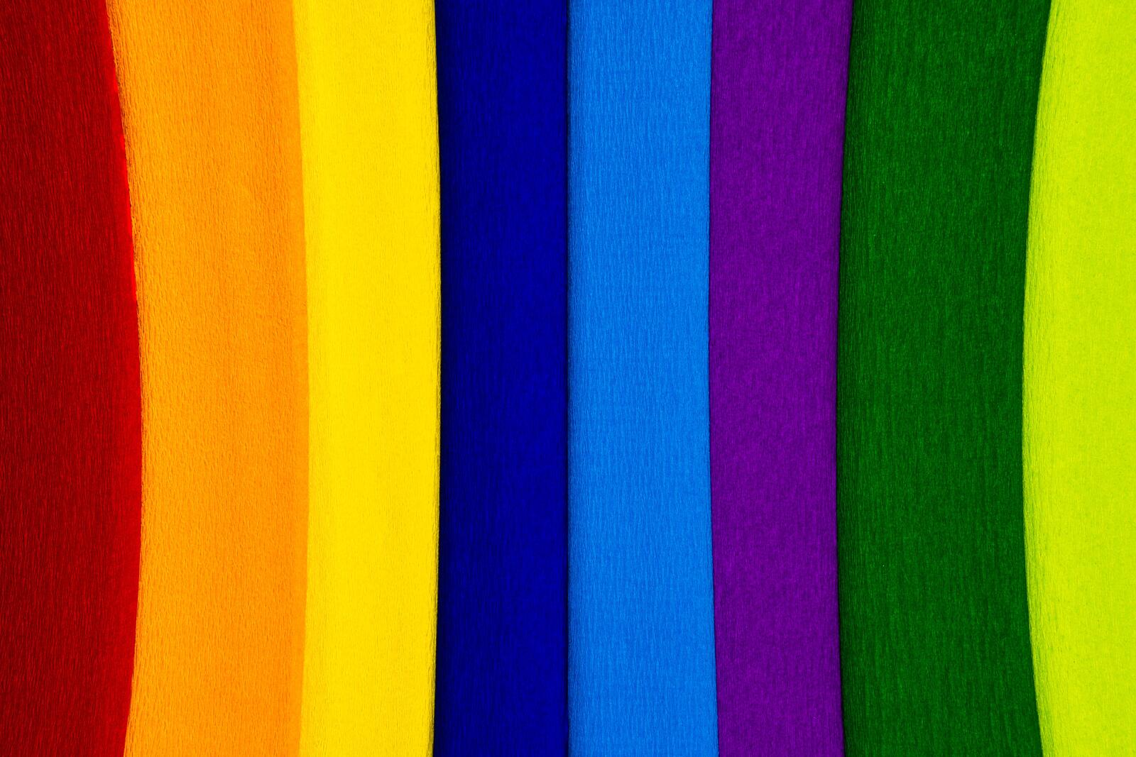 Бесплатное фото Линии расцветкой радуги