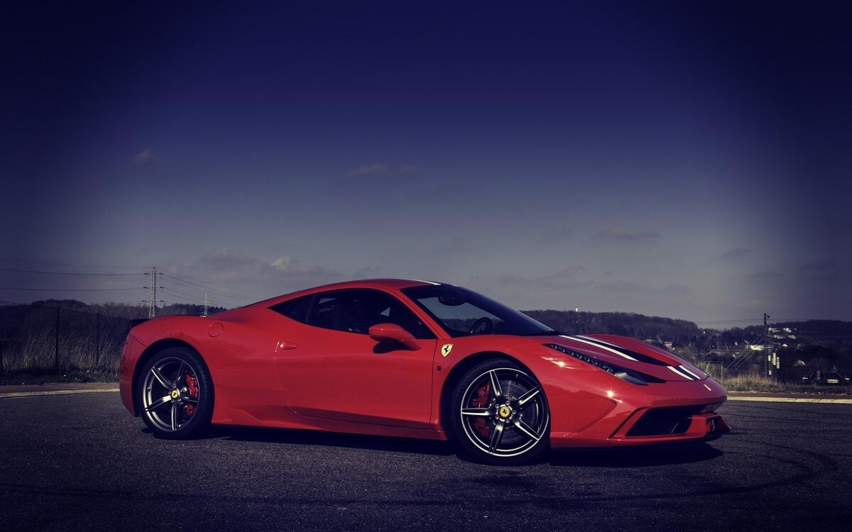Ferrari 458 italia red