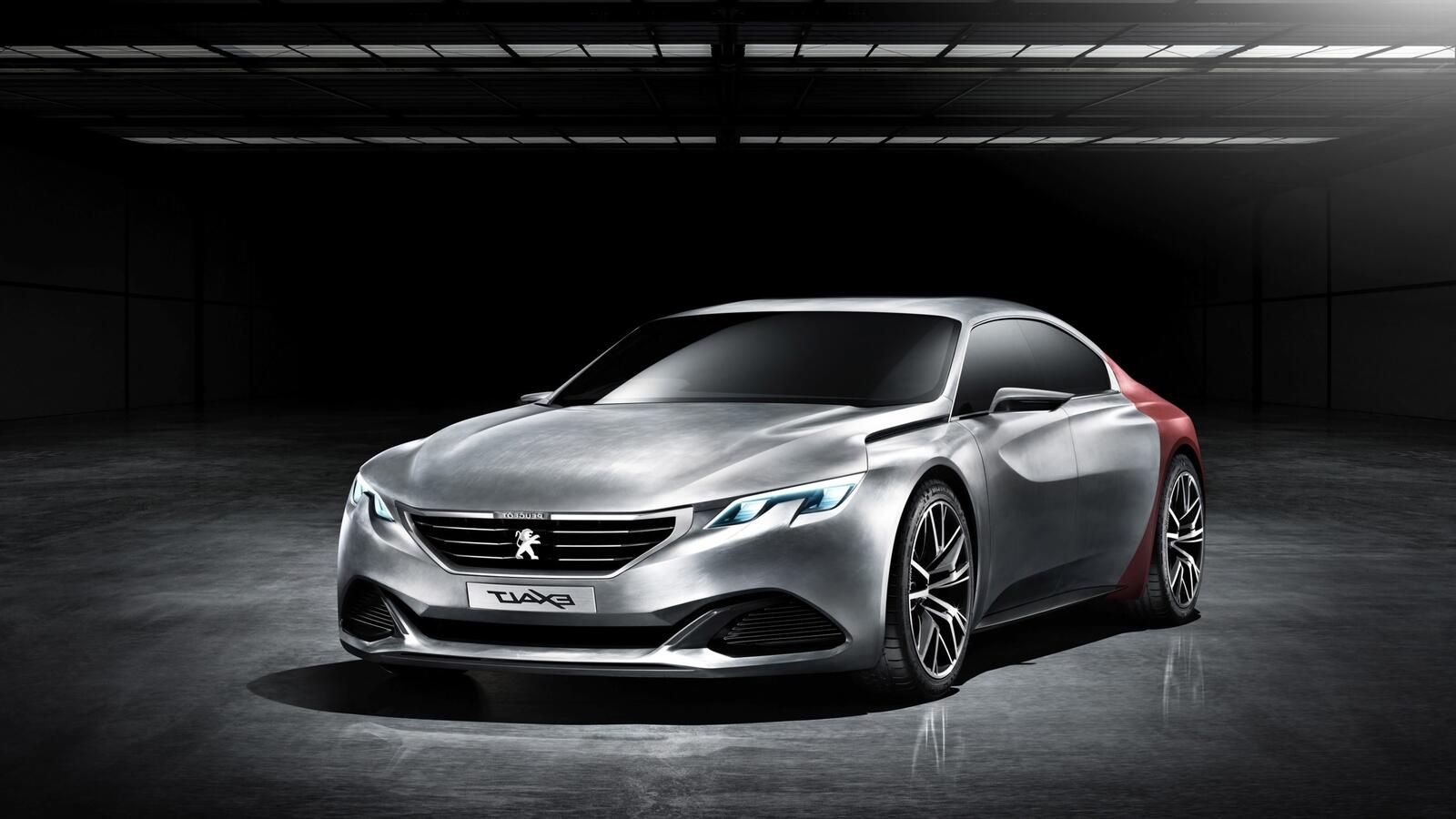 Wallpapers Peugeot coupe silvery on the desktop