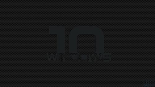 Логотип винды 10 на черном фоне