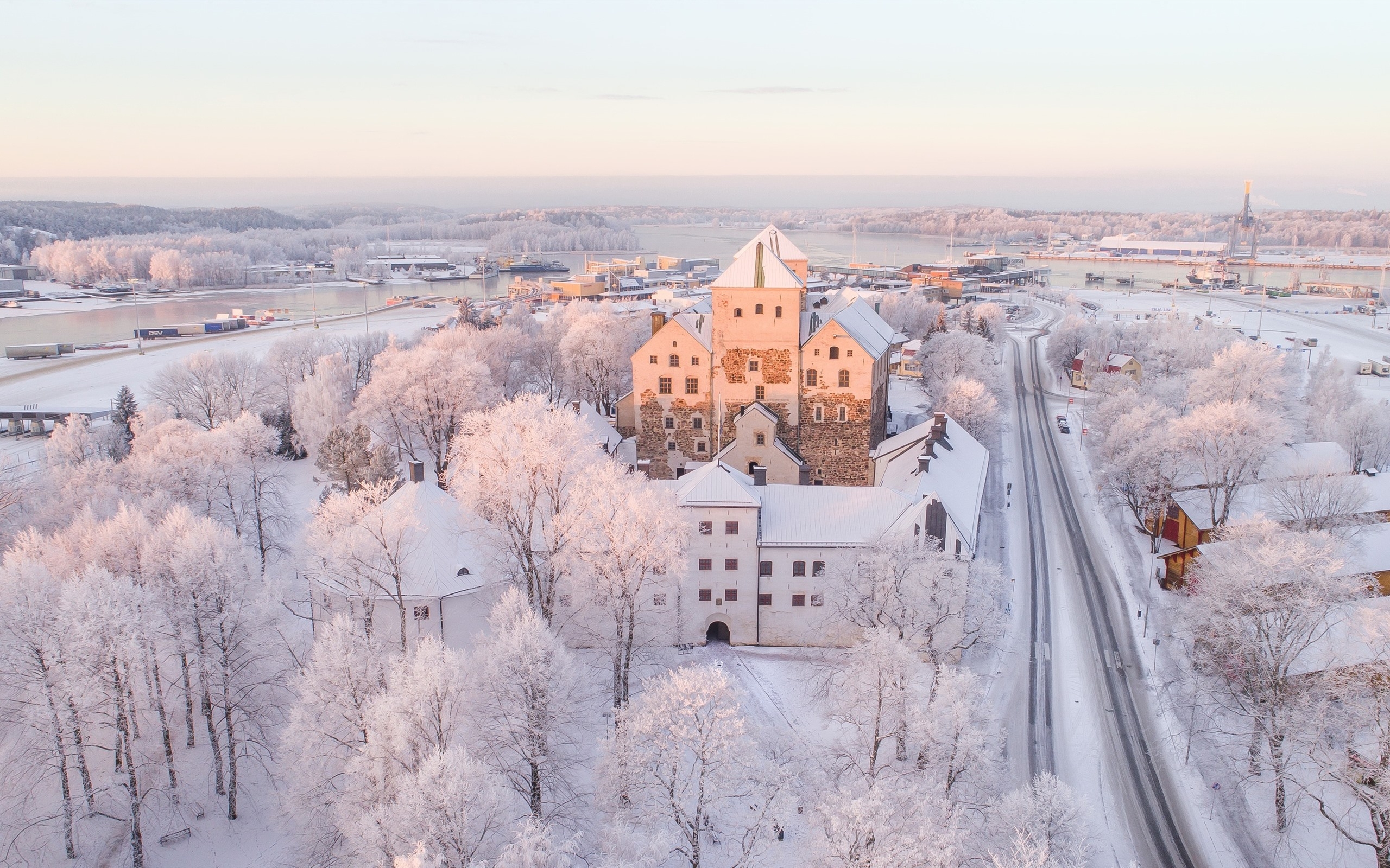 A frosty evening in Finland