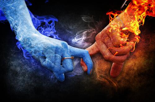 The friendship of fire and cold