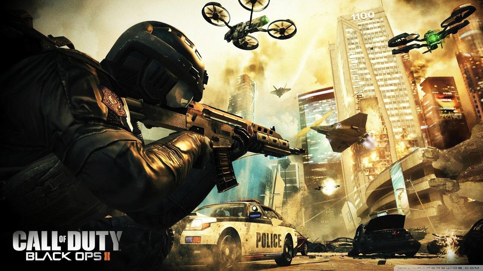 Бесплатное фото Картинка из игры Call of Duty Black Ops II