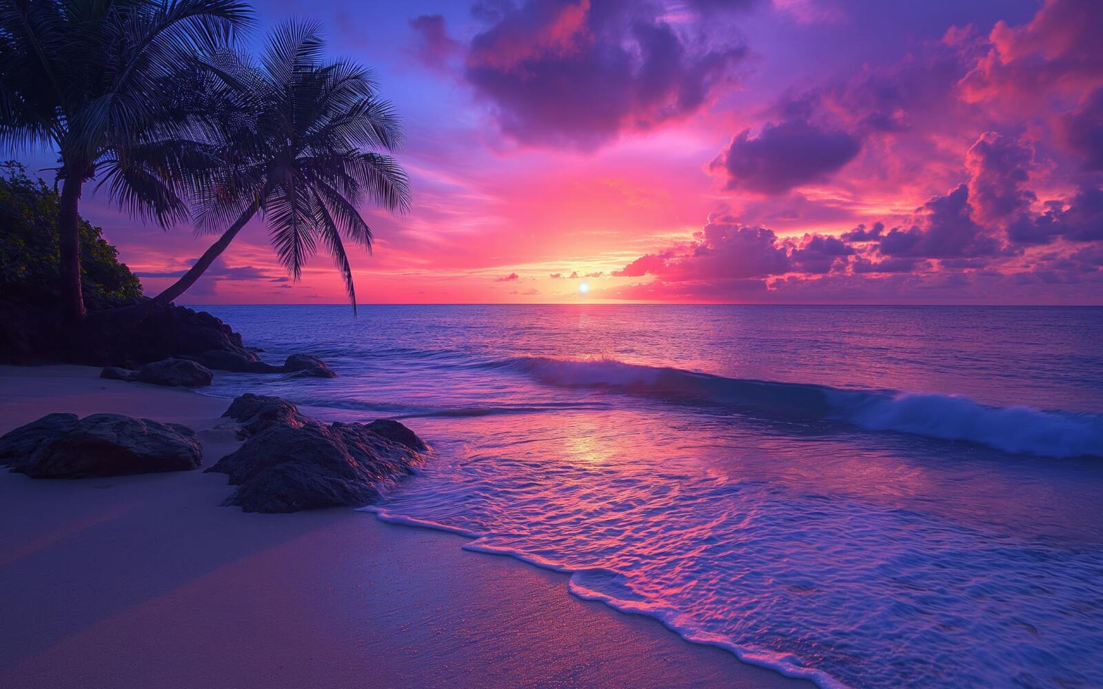Бесплатное фото Пейзаж.Тропический пляж.