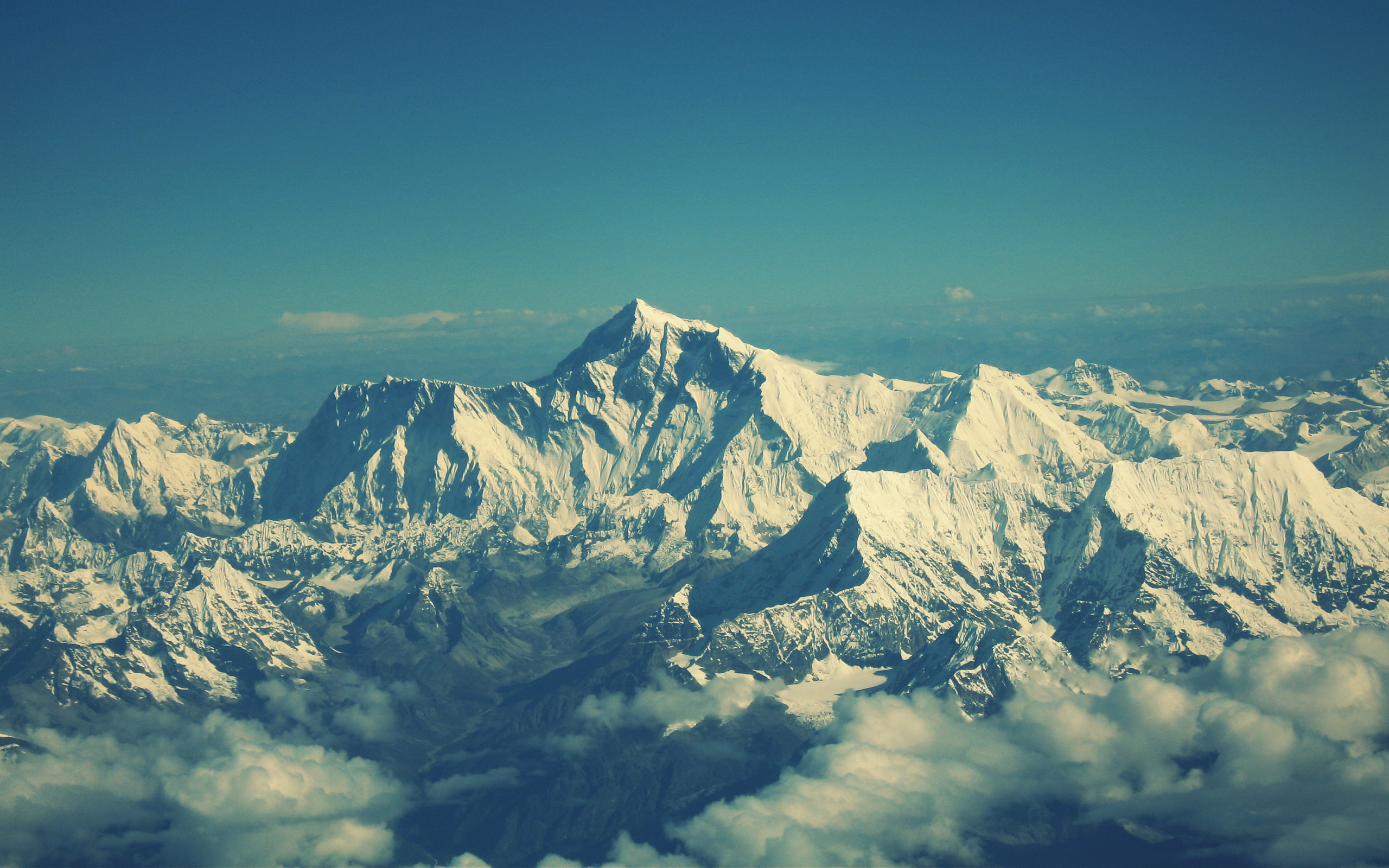 Фото бесплатно эверест, горы, небо