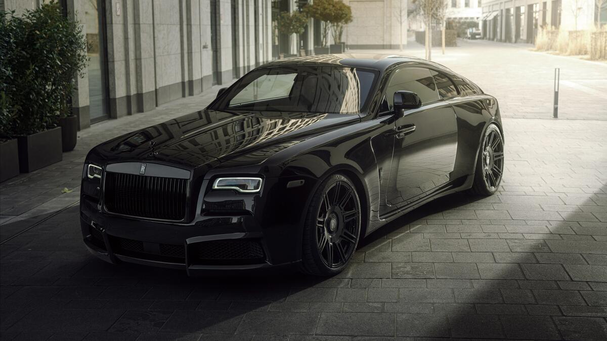 The stylish Rolls Royce Wraith