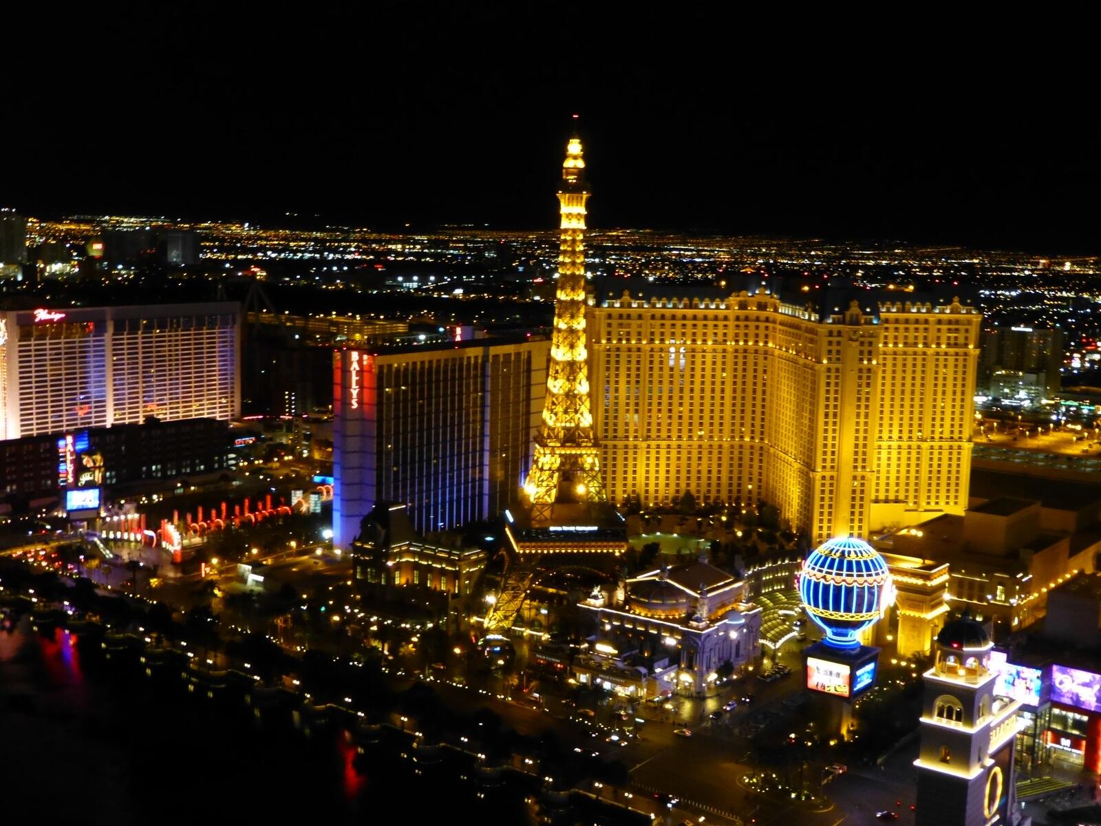Free photo Las Vegas at night
